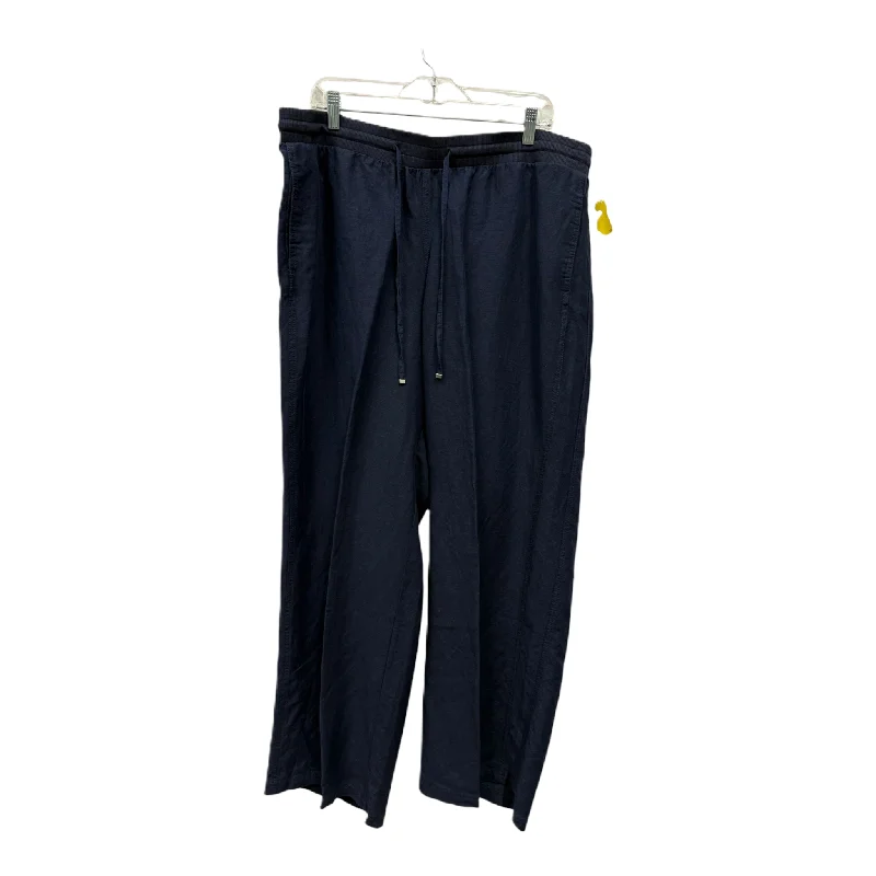 Casual Shirts Pants Dress By Lane Bryant In Navy, Size: 18