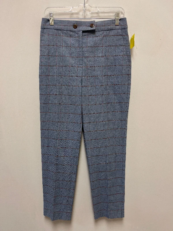 Relaxed Jackets Pants Dress By Rebecca Taylor In Blue, Size: 4