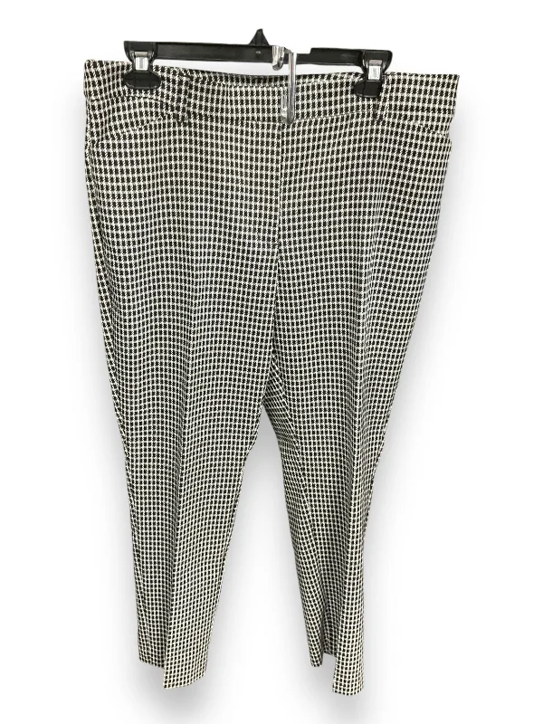 Winter Jackets Pants Dress By Worthington In Black & White, Size: 12