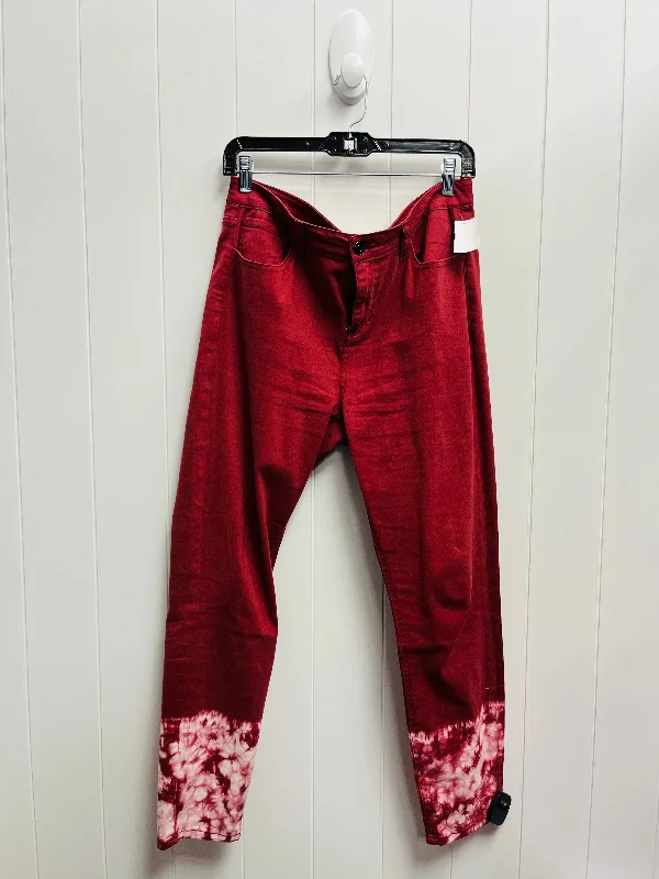 Classic Fits Pants Other By Baccini In Red, Size: 10