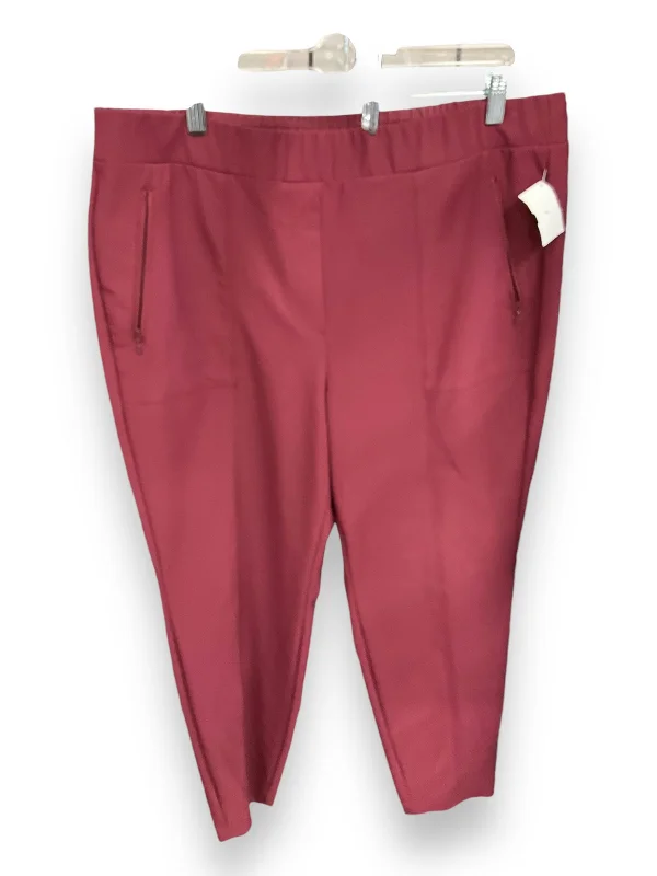 All-Day Wear Pants Other By Lane Bryant In Red, Size: 18