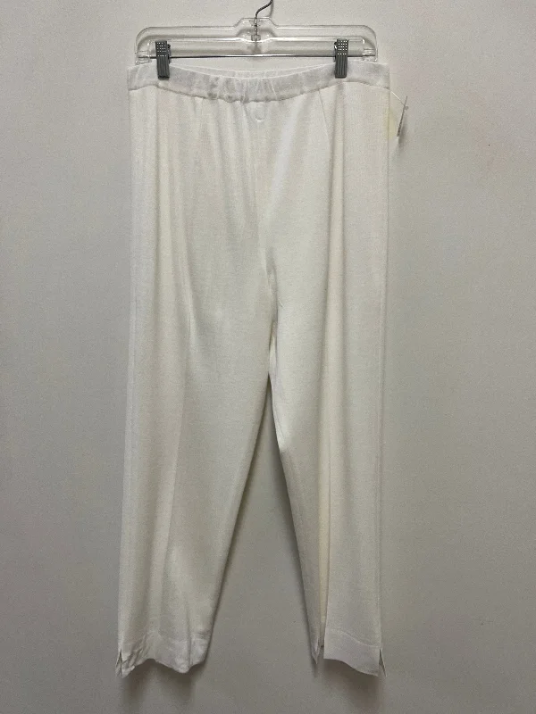 Comfy Tops Pants Other By Ming Wang In White, Size: 8
