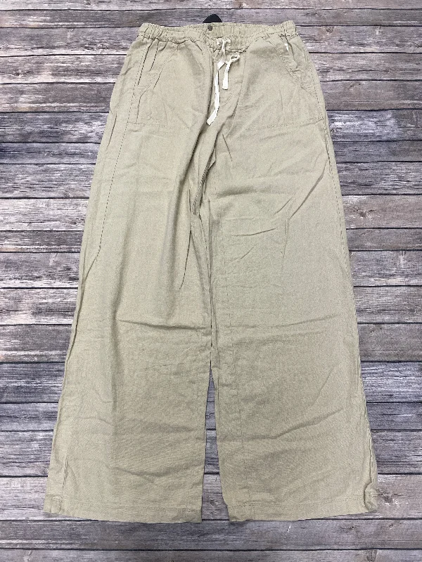 All-Season Wear Pants Wide Leg By Splendid In Tan, Size: S