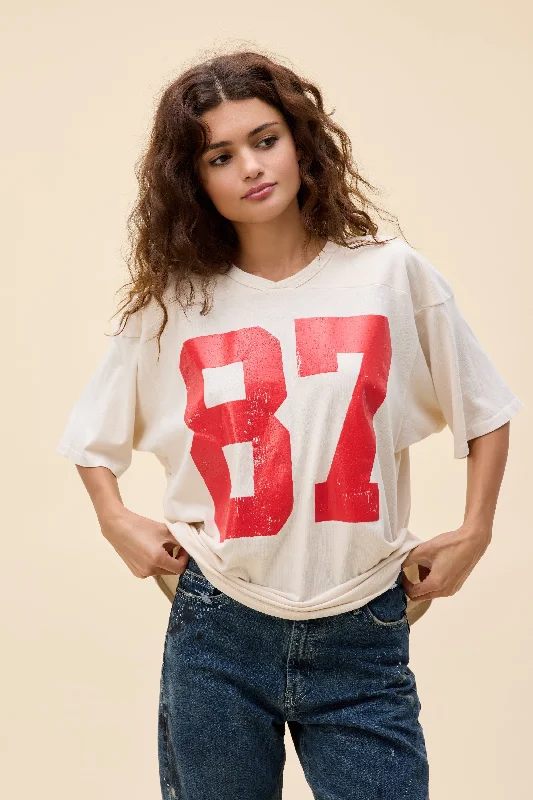 Warm Jackets 87 Oversized Jersey Tee