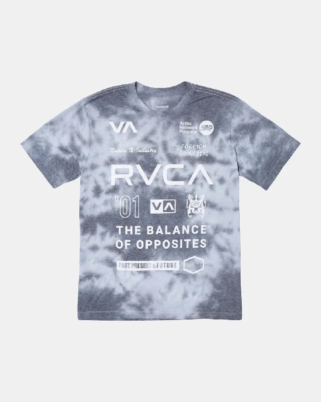 Classic Fits All Brand Short Sleeve Workout Shirt - Black Tie Dye