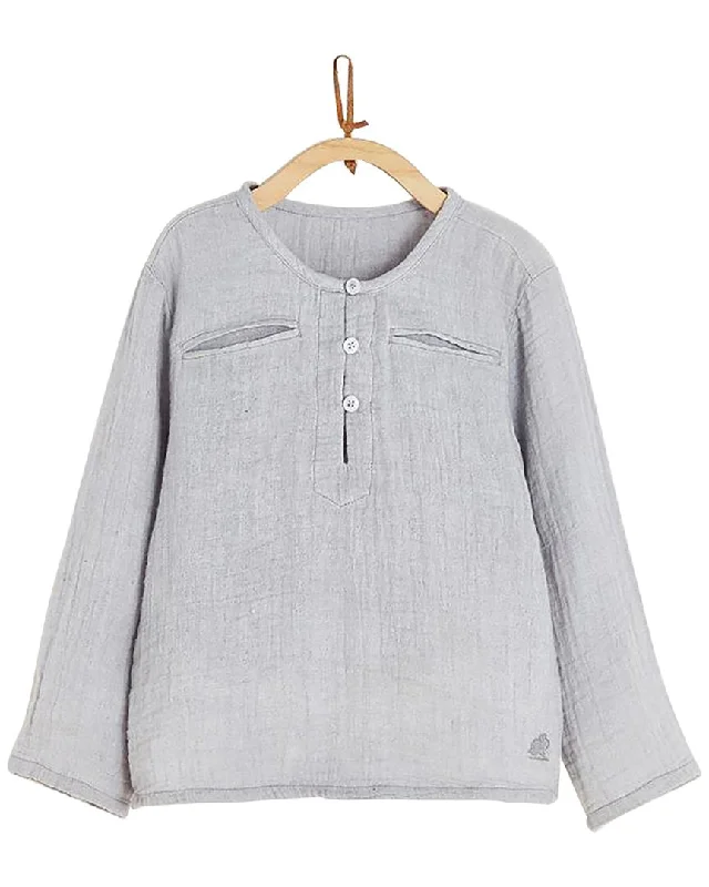 Premium T-shirts babycottons Paradise Mandarin Collar Shirt