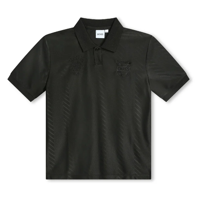 Chic Styles Black Logo Polo