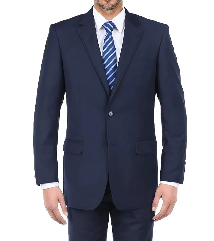 Casual Trousers Blue 100% Virgin Wool Regular Fit Pick Stitch 2 Piece Suit 2 Button Casual Trousers Blue 100% Virgin Wool Regular Fit Pick Stitch 2 Piece Suit 2 Button