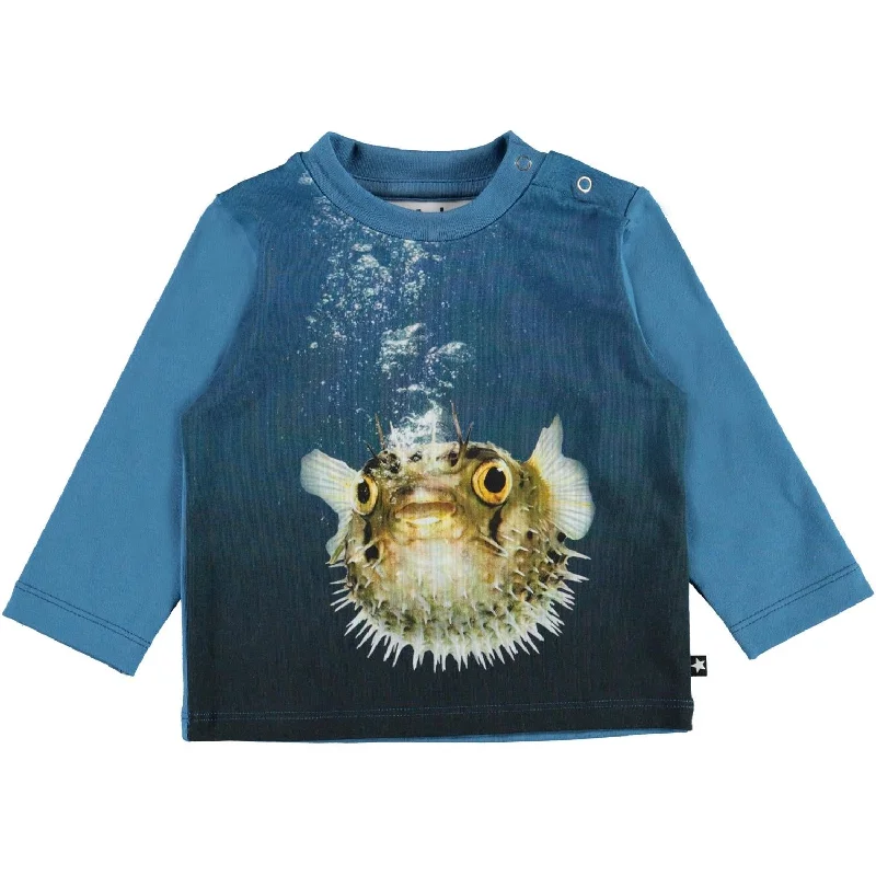 Designer Casuals Blue Pufferfish T-Shirt