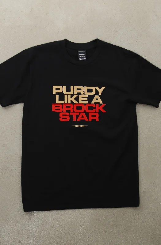 Fashion Bottoms Brockstar (Men's Black Tee)