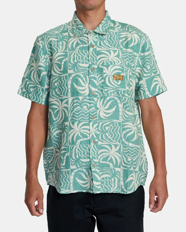 Bold Outfits Exotica Short Sleeve Shirt - Granite Green
