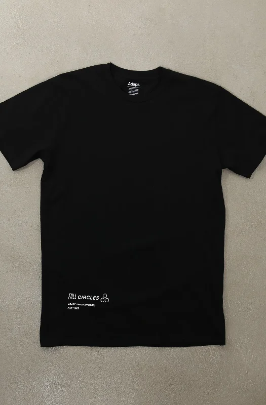 Urban Looks Full Circles (Men's Black A1 Tee)