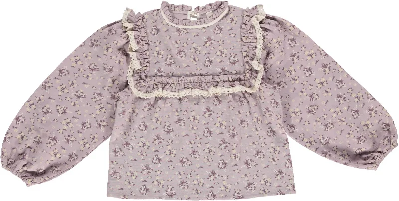 Bold Outfits Girls Leria Flower Blouse In Lilac