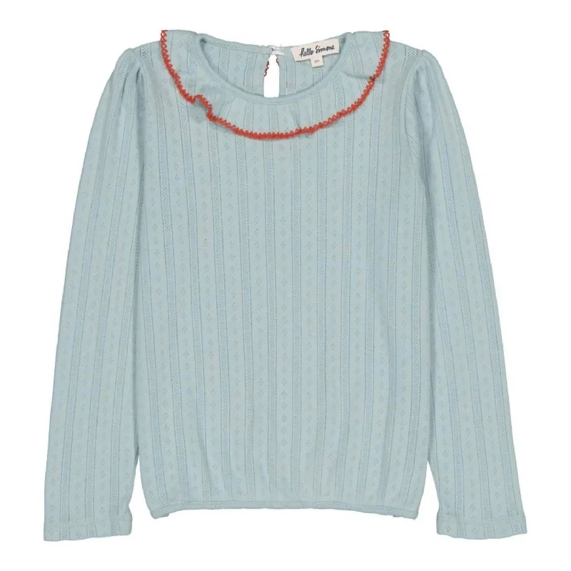Layered Clothing Girls' Nora T-Shirt In Cloud Blue