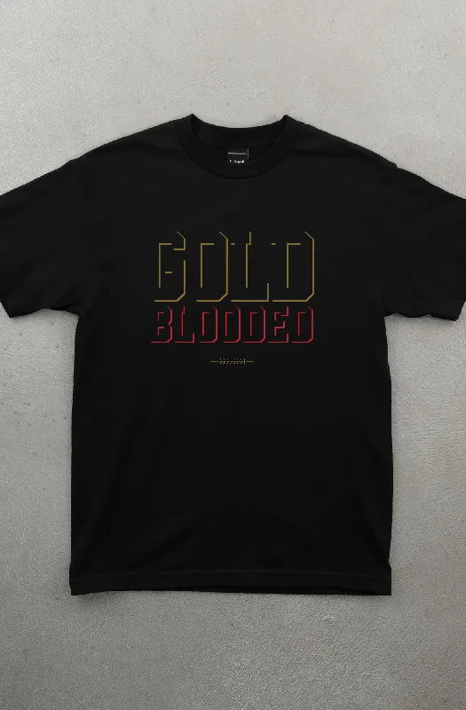 Stylish Suits Gold Blooded Eclipse (Men's Black/Red Tee)