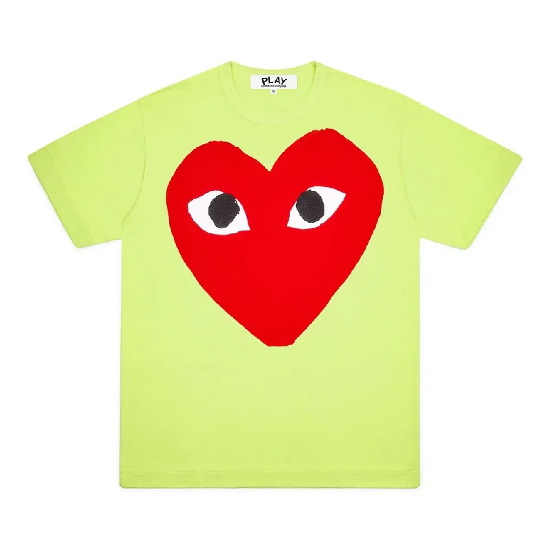 Layered Outfits Green Heart T-Shirt