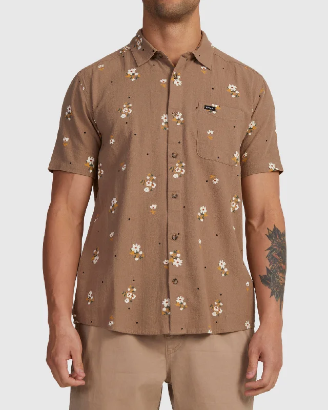 Minimal Apparel Happy Dayzie Short Sleeve Shirt - Timber