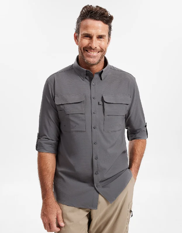 Smart Tops Hiking Shirt Men UPF 50+ Dry Lite