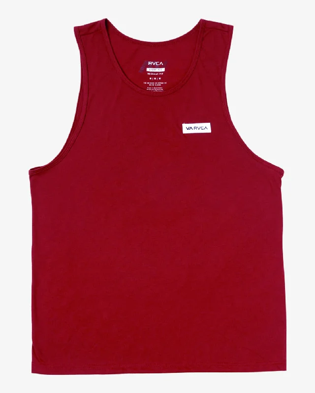 Casual Trousers Icon Tank Top - Cardinal