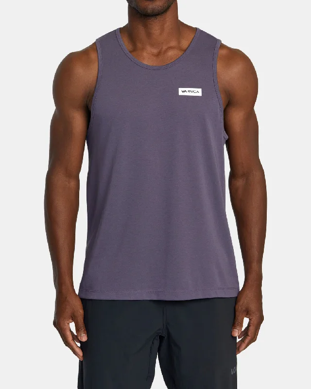 Athletic Tops Icon Tank Top - Gray Purple