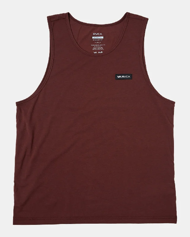 Bold Colors Icon Tank Top - Mahogany