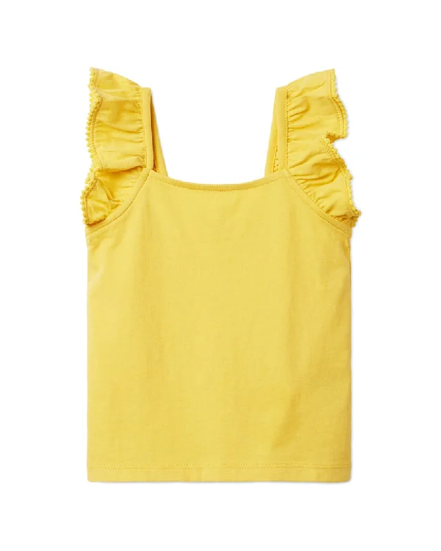Lightweight Tops Janie and Jack Flutter Sleeve Jersey Top