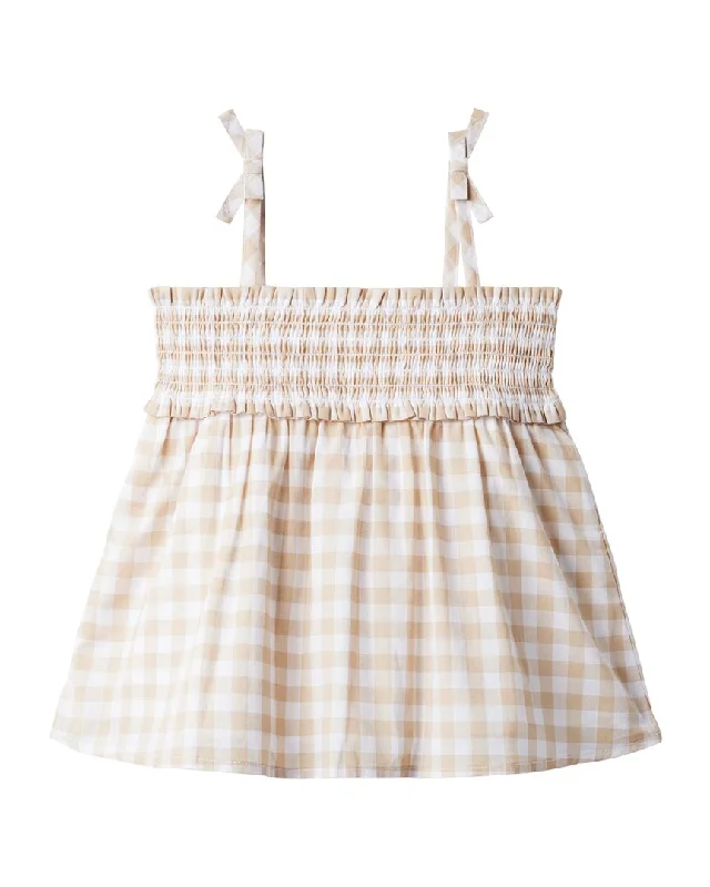 Stylish Suits Janie and Jack The Leilani Gingham Smocked Top