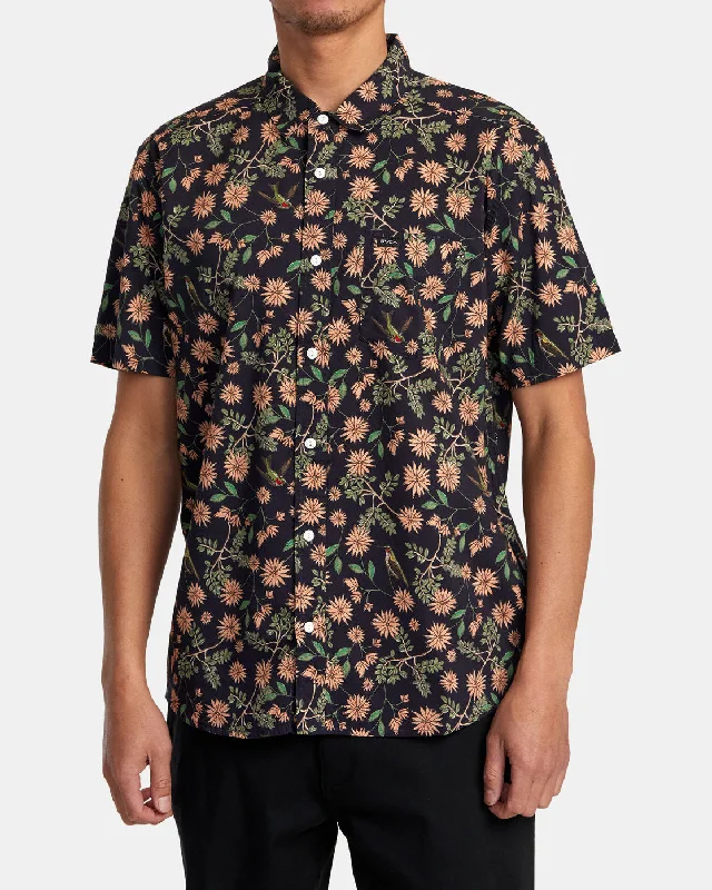 Casual Shirts Morning Glory Short Sleeve Shirt - Garage Blue