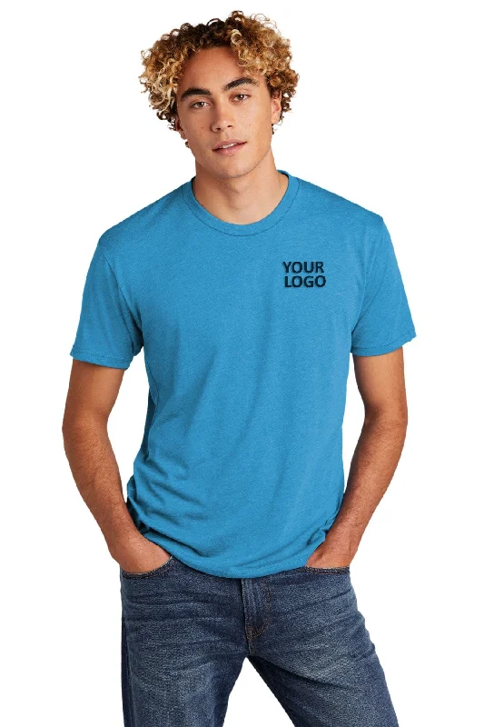 Comfy Tops Next Level Unisex Tri Blend Customized Tee's, Vintage Turquoise