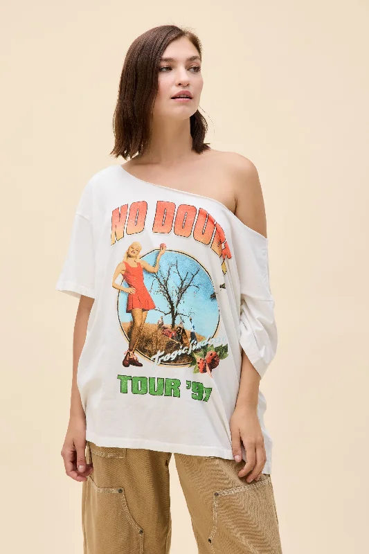 Sleek Designs No Doubt Tour '97 Off-The-Shoulder Merch Tee