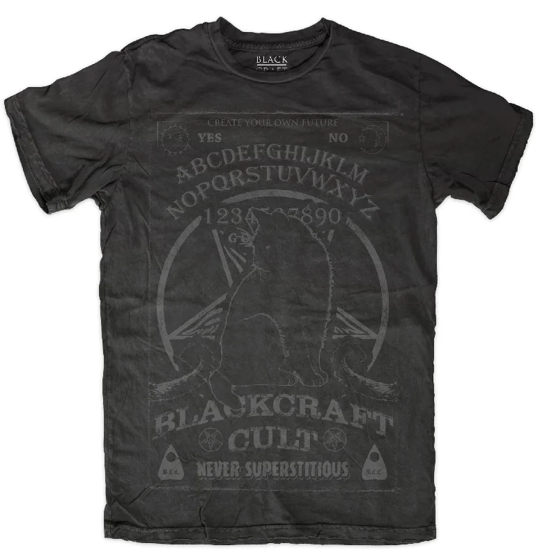 Simple Styles Ouija Cat Black On Black