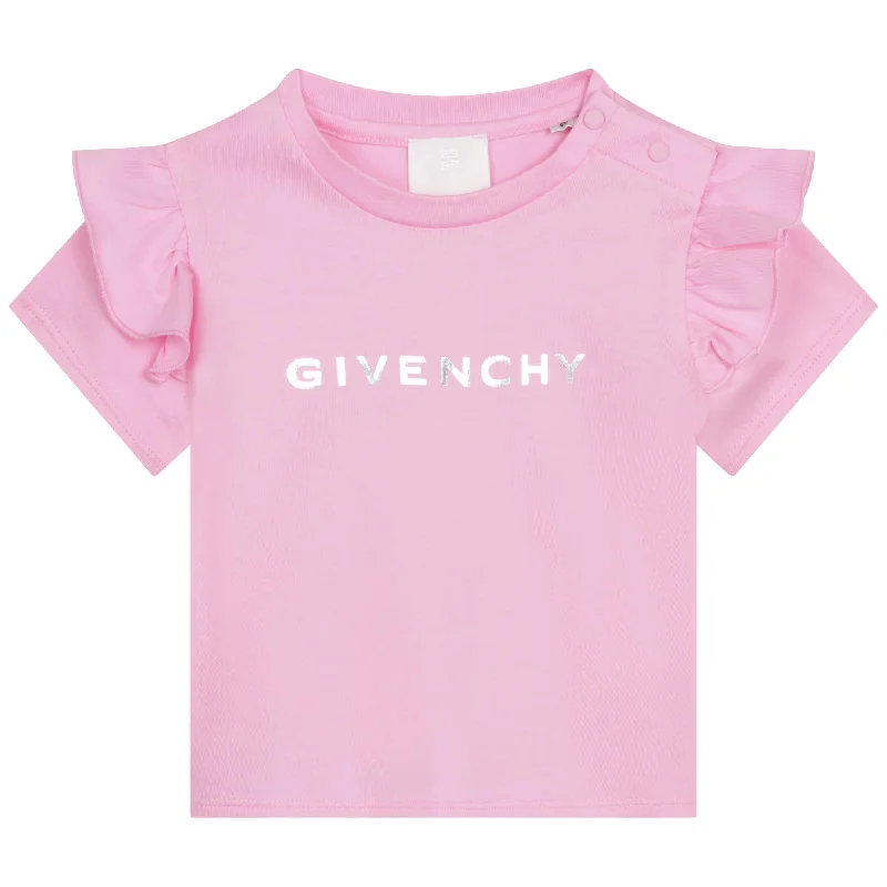 Denim Looks Pink Logo T-Shirt