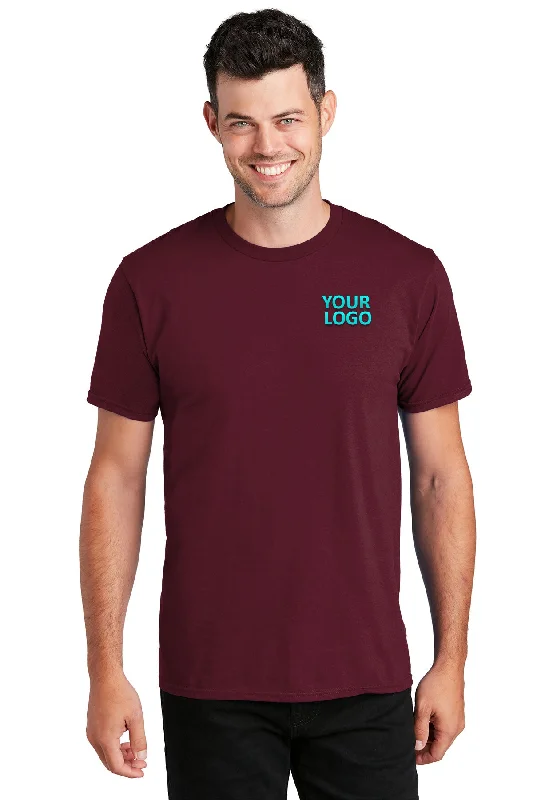 Everyday Jeans Port & Company Fan Branded Favorite Tee's, Athletic Maroon