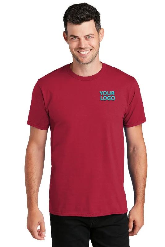Premium T-shirts Port & Company Fan Branded Favorite Tee's, Cardinal Red