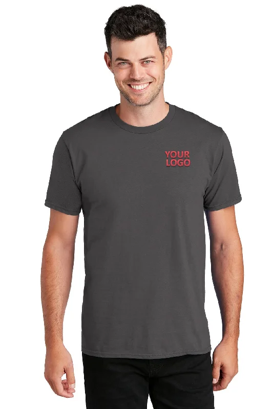 Denim Looks Port & Company Fan Branded Favorite Tee's, Charcoal