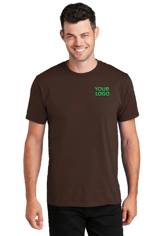 Casual Footwear Port & Company Fan Branded Favorite Tee's, Dark Chocolate Brown
