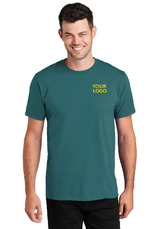 Premium Wardrobe Port & Company Fan Custom Favorite Tee's, Marine Green