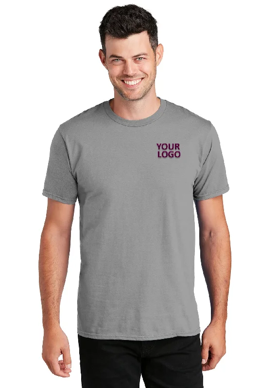 Basic Essentials Port & Company Fan Custom Favorite Tee's, Medium Grey