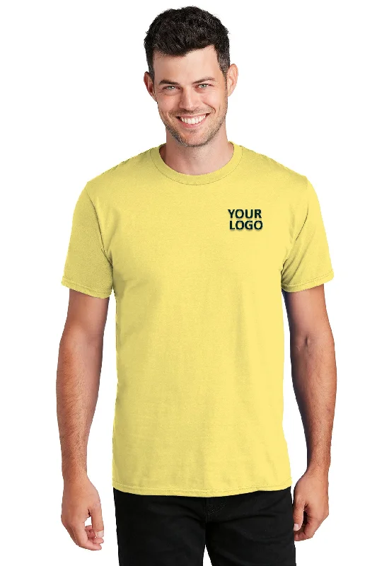 Layered Clothing Port & Company Fan Customized Favorite Tee's, Yellow