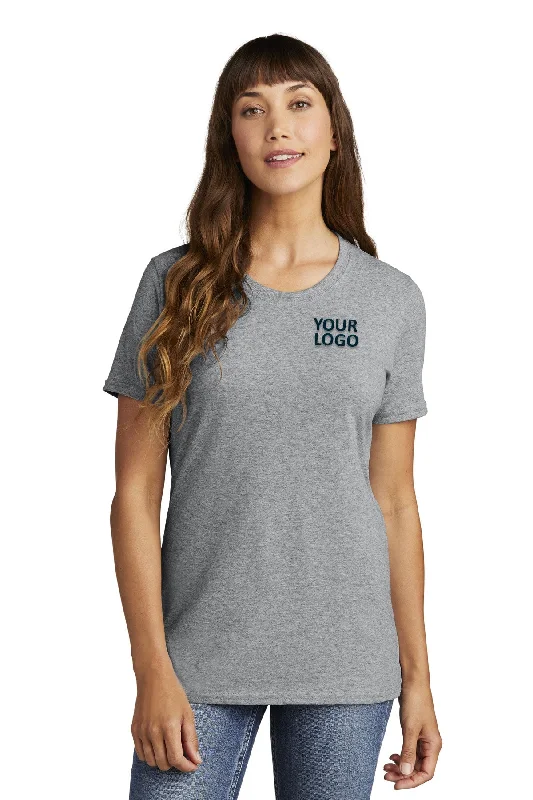 Bold Designs Port & Company Ladies Branded Core Cotton Tee's, Athletic Heather