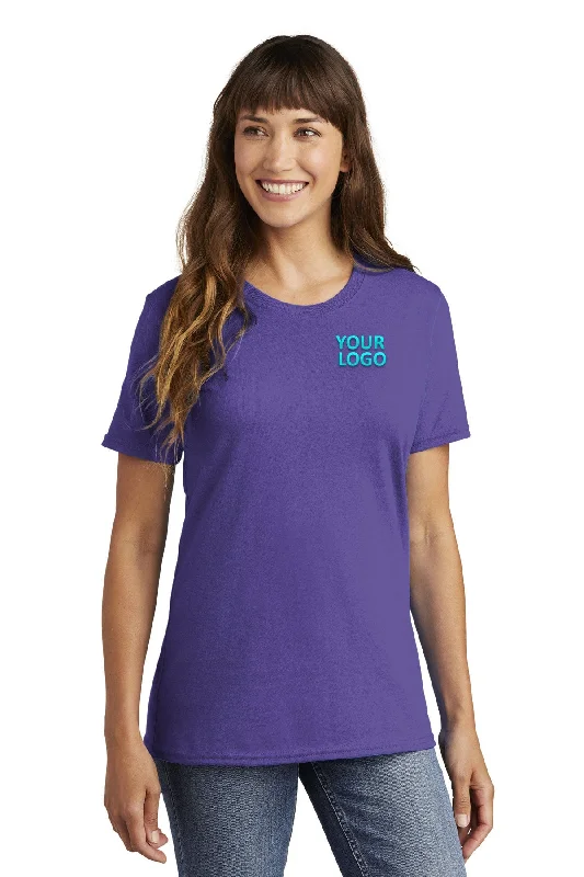 Weekend Styles Port & Company Ladies Customized Core Cotton Tee's, Purple