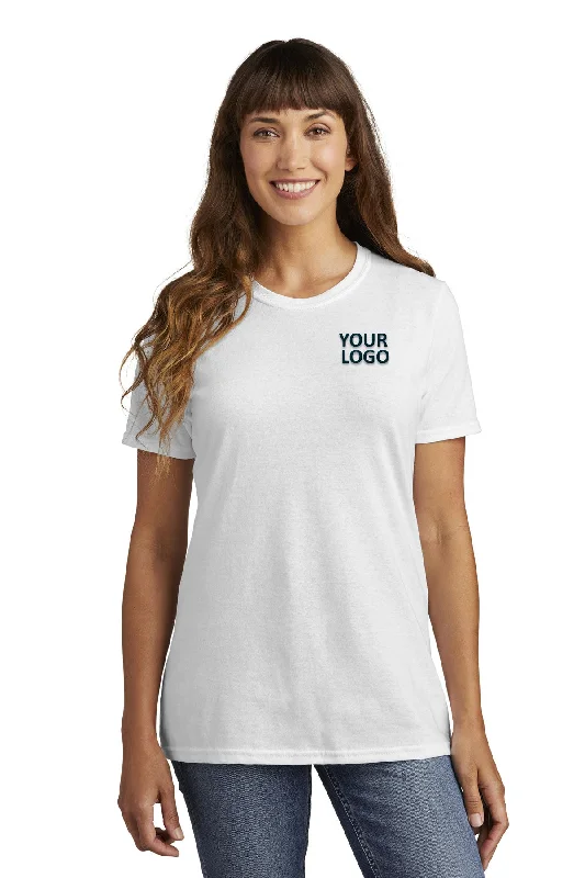 Winter Jackets Port & Company Ladies Custom Core Cotton Tee's, White