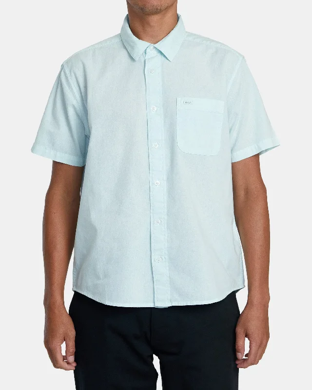 Lightweight Fabrics PTC Woven II Short Sleeve Shirt - Light Blue