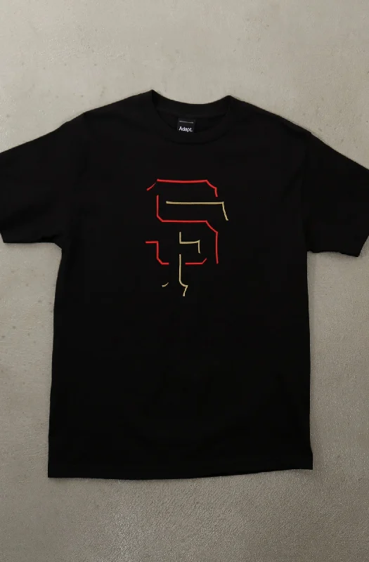 Trendy Apparel SF Eclipse (Men's Black/Red Tee)