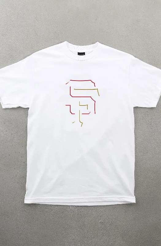 Bold Outfits SF Eclipse (Men's White/Red Tee)