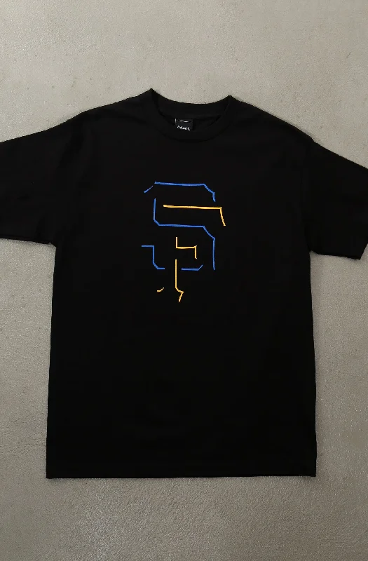 Casual Fits SF Eclipse (Men's Black/Royal Tee)