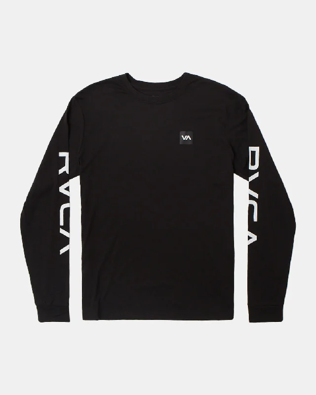 Comfy Tops RVCA 2X Long Sleeve Tee - Black