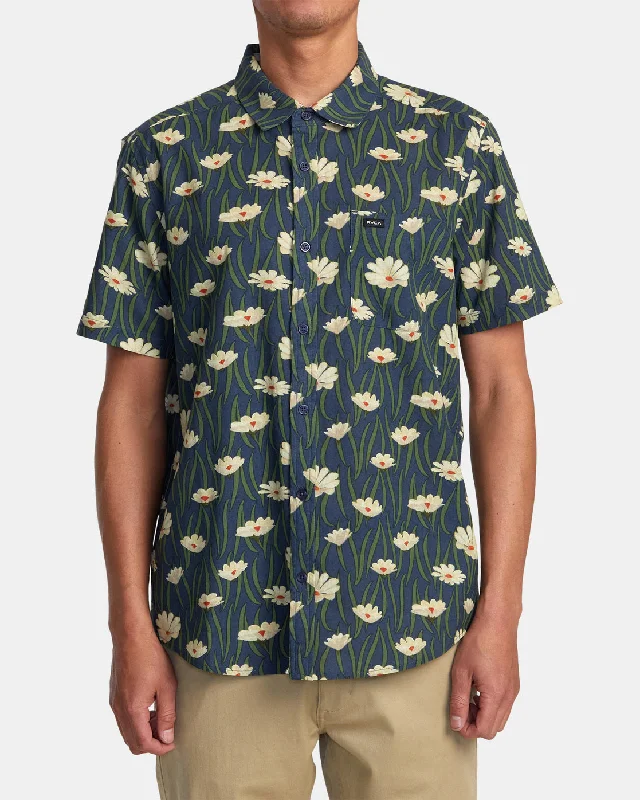 Travel Wardrobe Rvgazi Short Sleeve Shirt - Moody Blue