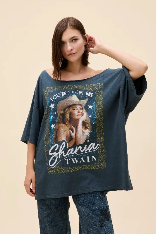 Trendy Shoes Shania Twain Still The One Off-The-Shoulder OS Tee