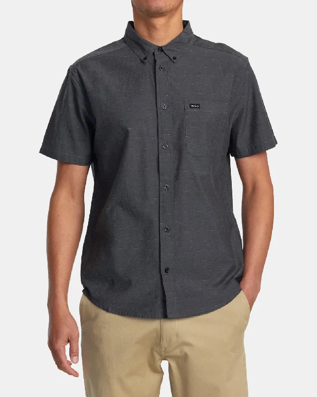 Practical Clothing That'll Do Dobby Short Sleeve Shirt - Black